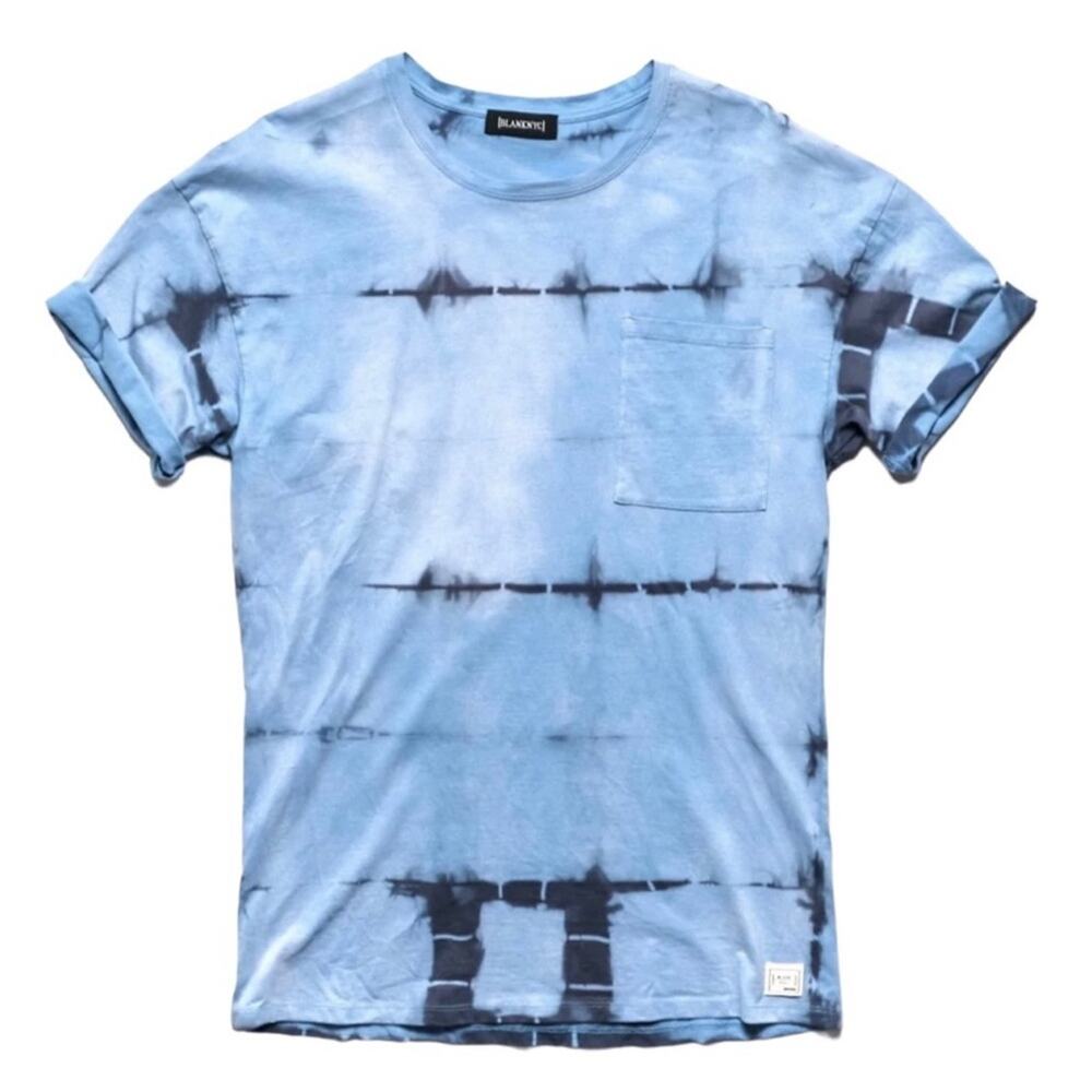 NWT! Blank NYC Tie Dye Pocket Casual T-Shirt - Size Medium